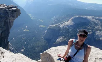 Picture of women at Yosemite's Half Dome