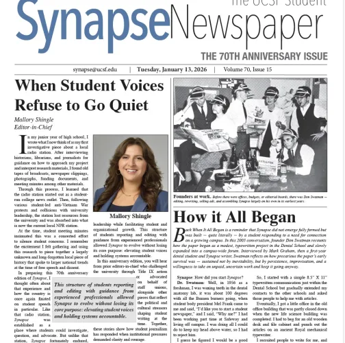 70th anniversary edition front page