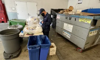 waste sorters at UCSF