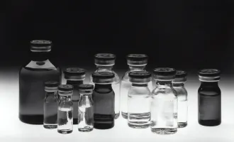 Vials of medicine