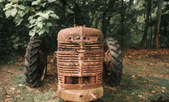 Old tractor.