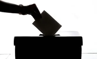 Hand dropping ballot