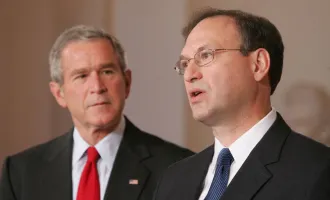 George Bush and Samuel Alito