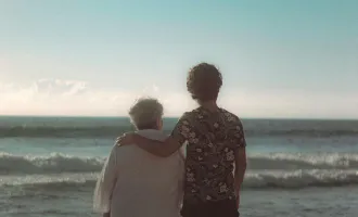 Women on a beach