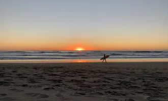 Ocean Beach surfer