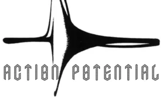Logo with the words action potential