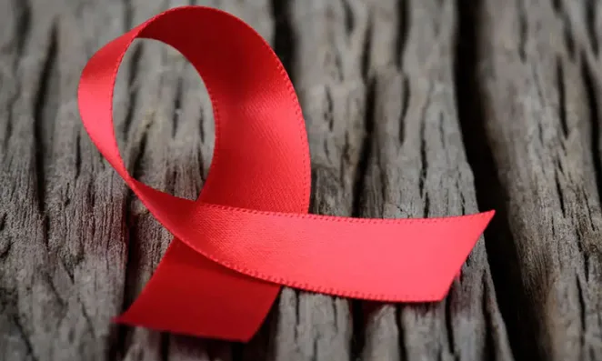 World AIDS Day ribbon.