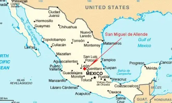 Map of Mexico