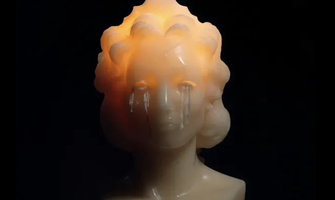 Bust of a candle.