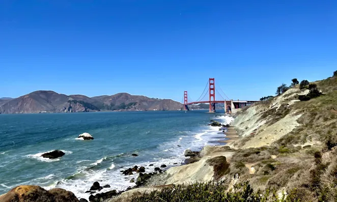 Golden Gate Bridge.