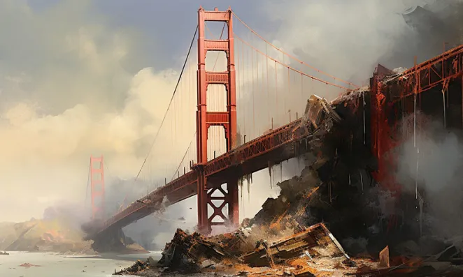 Post apocalyptic San Francisco.