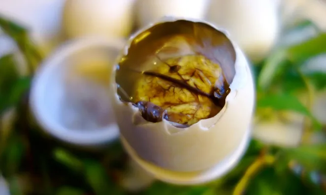 Image of duck egg used in recipe