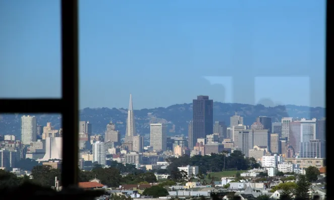 Picture of the view from the UCSF Parnassus Library