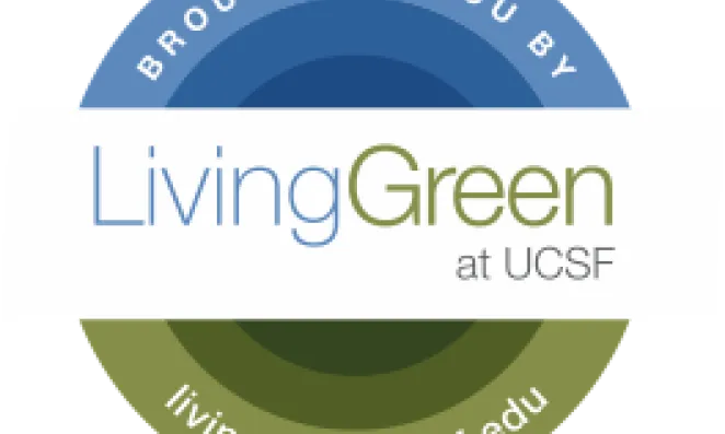 Living Green at UCSF logo