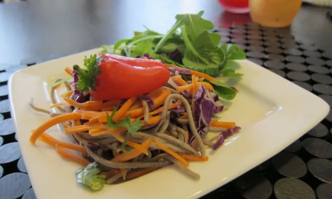 Soba Noodle Salad dish