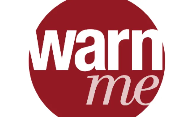 warn me logo