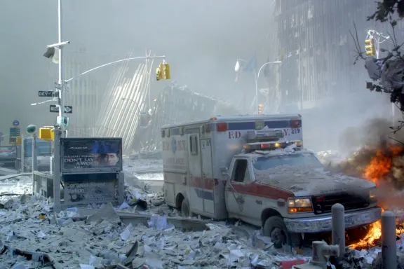 Streets of New York post 9/11.