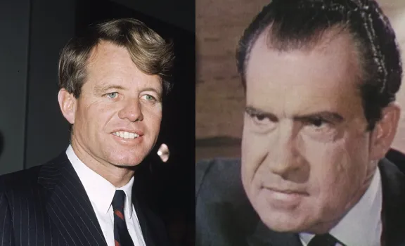 Robert Kennedy and Richard Nixon