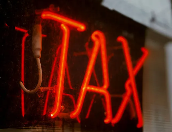 Tax sign