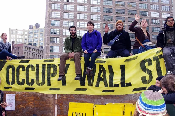 Occupy Wall Street protest.