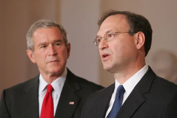 George Bush and Samuel Alito