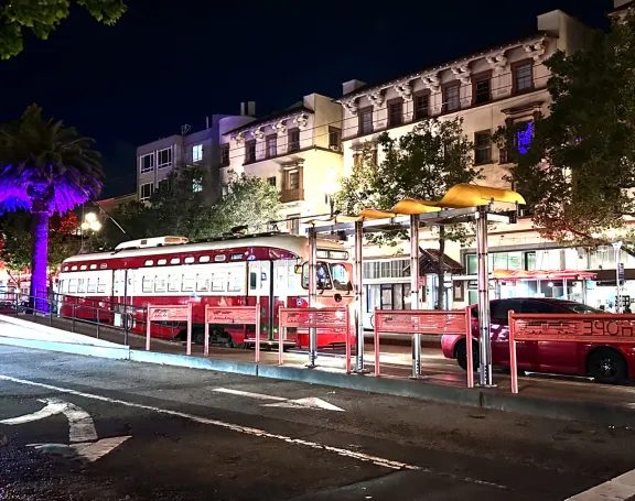F Line at night