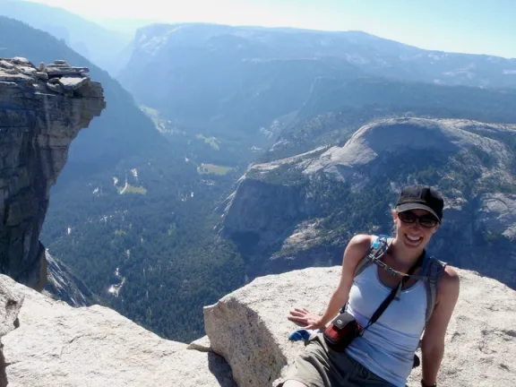 Picture of women at Yosemite's Half Dome